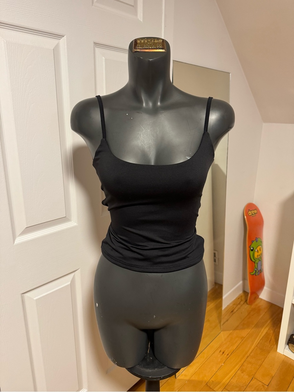 Black Spaghetti Strap Tank Top - Classic Women's Camisole